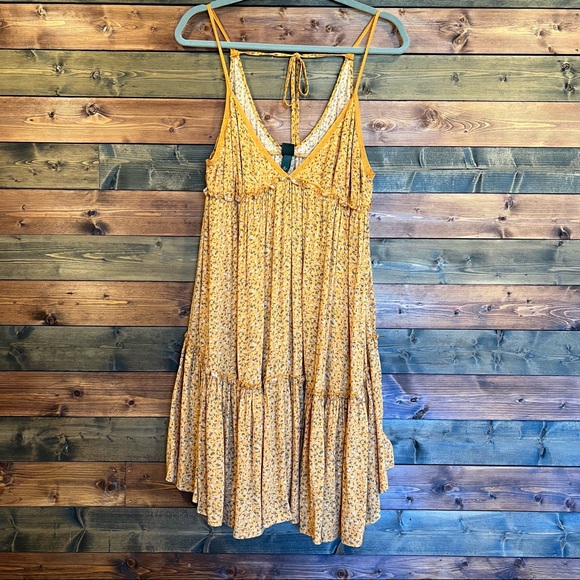 wild fable Dresses & Skirts - Floral Print Sleeveless Tiered Swing Dress | Wild Fable